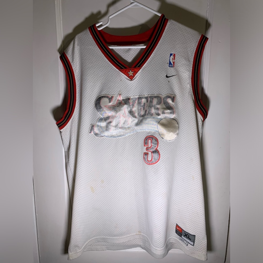 Y2K Nike Philadelphia Seventy Sixers Allen Iverson Basketball Jersey